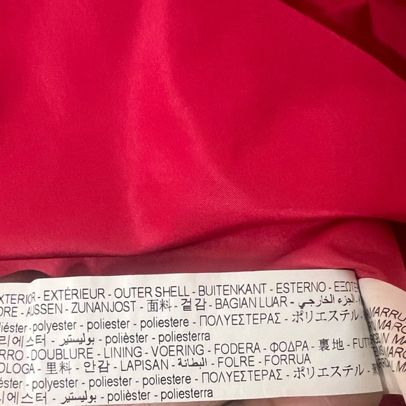 ZARA HOT PINK PUFF SLEEVES MINI DRESS SIZE S POCKETS ZIP WEDDING PARTY CRUISE - Picture 7 of 7